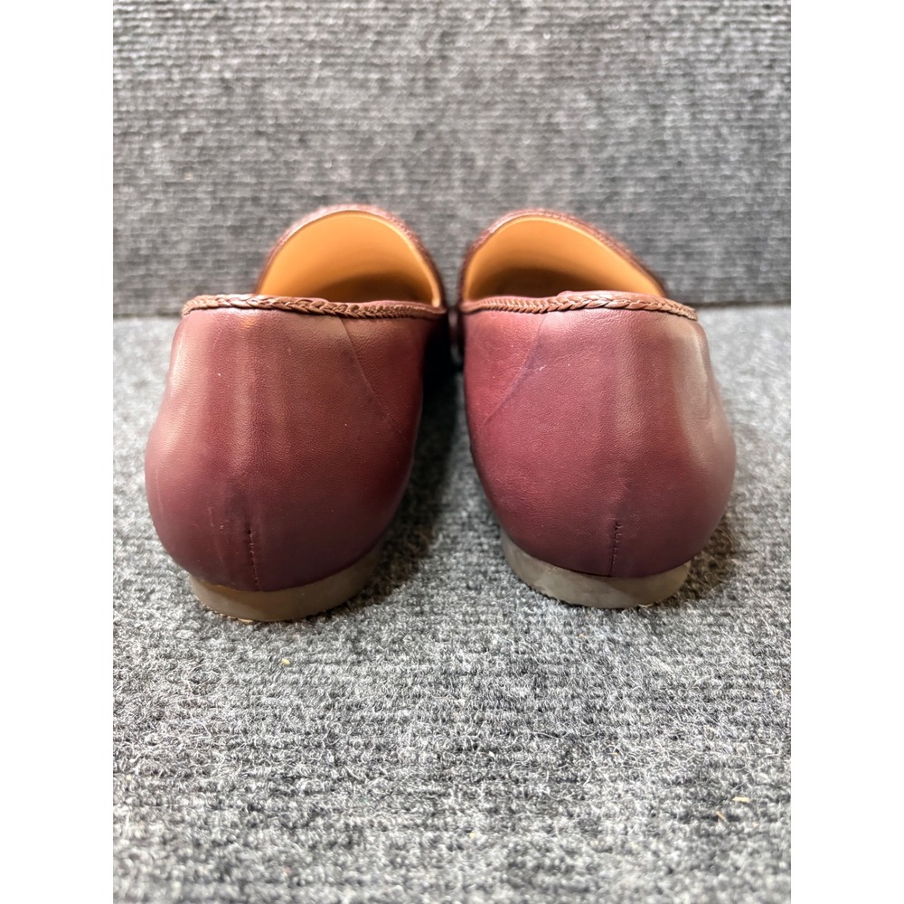 Rockport Total Motion Burgundy Leather Pointed Toe Flats CI7263 Womens 8 M - Picture 3 of 9